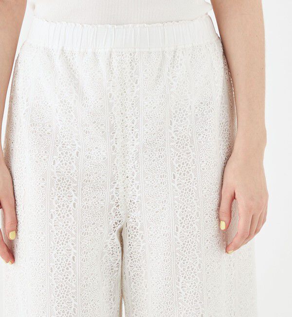 SOULEIADO「ケミカルレース イージーストレートパンツ」|その他|