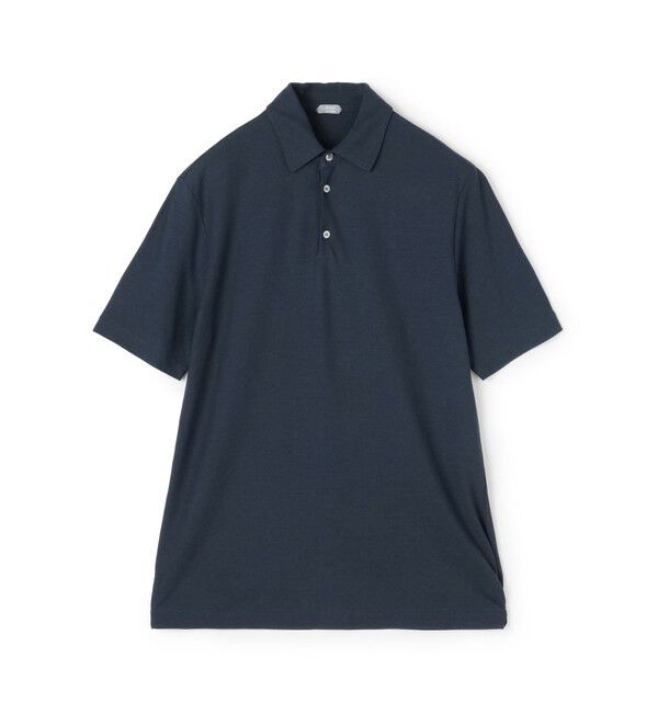 TOMORROWLAND BUYING WEAR「ZANONE オーガニックアイスコットン スリムフィットポロシャツ」|ポロシャツ|69 ネイビー