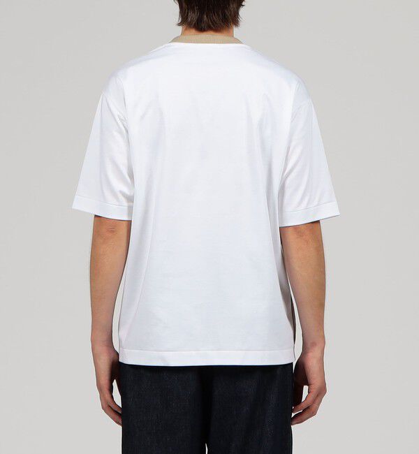 TOMORROWLAND MENS「コットン ニットコンビTシャツ」|Tシャツ・カットソー|