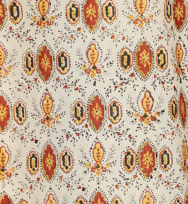 SOULEIADO「コットンボイルプリント ノースリーブブラウス」|シャツ・ブラウス|