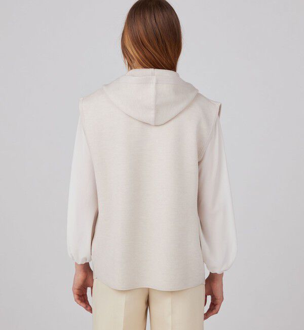 Ballsey「ウールポリエステルミラノリブ フーディジレ」|ベスト・ジレ|