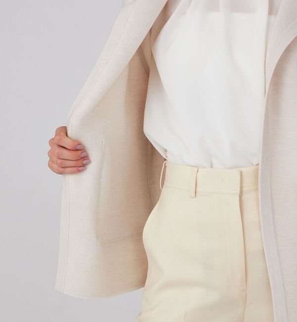 Ballsey「ウールポリエステルミラノリブ フーディジレ」|ベスト・ジレ|