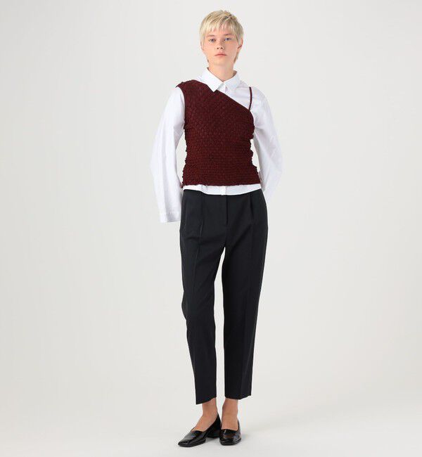 Ballsey「シャーリングジャカード アシンメトリータンクトップ」|タンクトップ|