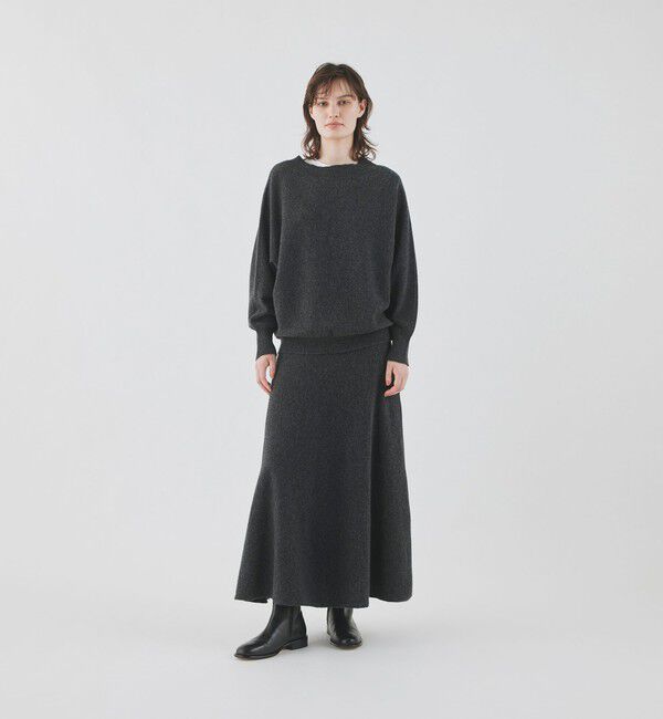 GALERIE VIE「ラムズウール ボートネックプルオーバー」|ニット・セーター|