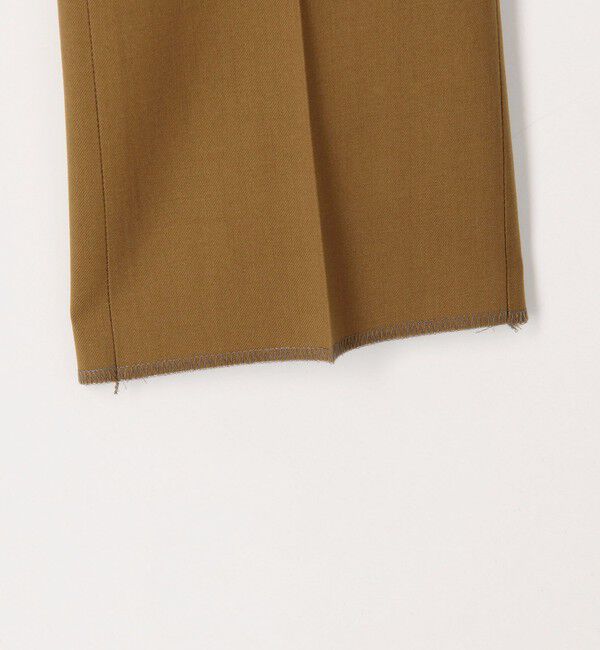 TOMORROWLAND MENS「ペーパーウール アウト2プリーツテーパードスラックス」|スラックス|