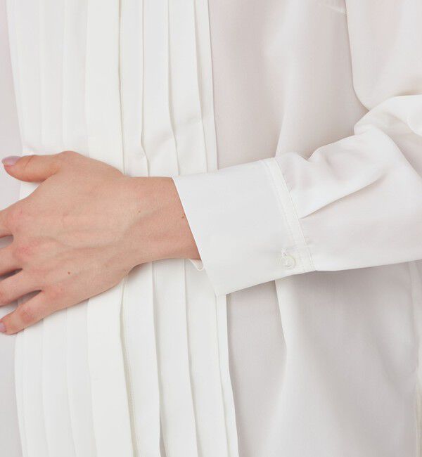 Ballsey「クリアデシン メタルボタンシャツブラウス」|シャツ・ブラウス|