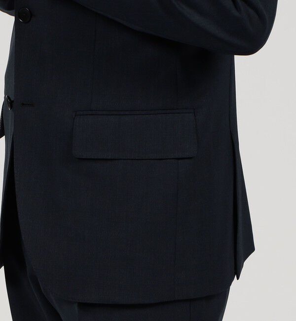 TOMORROWLAND MENS「Super120'sウールポリエスエル シングルブレステッド2Bジャケット」|テーラードジャケット|