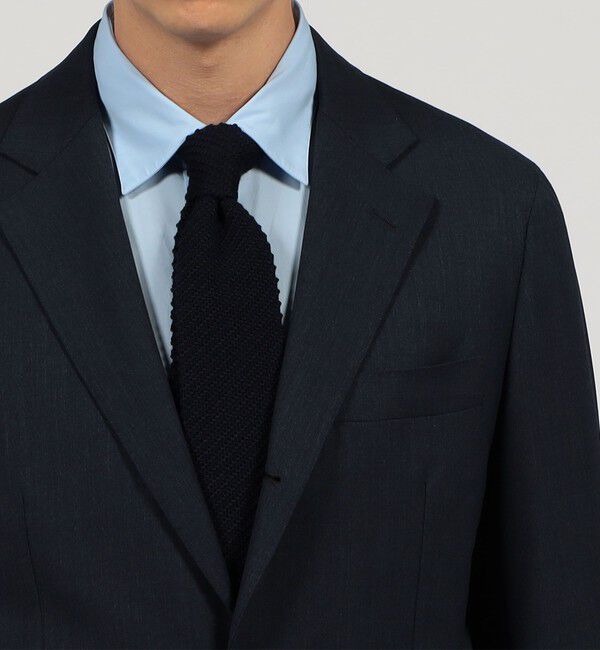 TOMORROWLAND MENS「Super120'sウールポリエスエル シングルブレステッド2Bジャケット」|テーラードジャケット|