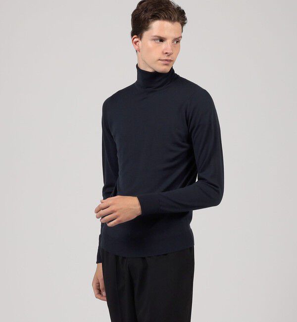 TOMORROWLAND BUYING WEAR「JOHN SMEDLEY 30G EASY FIT タートルネック RICHARDS」|ニット・セーター|