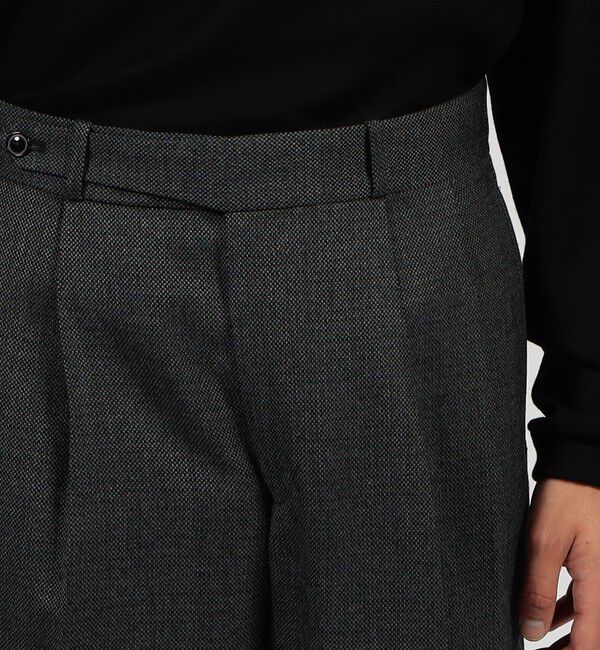 TOMORROWLAND MENS「フランネラーナ 2プリーツパンツ」|スラックス|