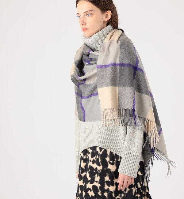 TOMORROWLAND GOODS「Joshua Ellis PLAIDストール」|ストール|