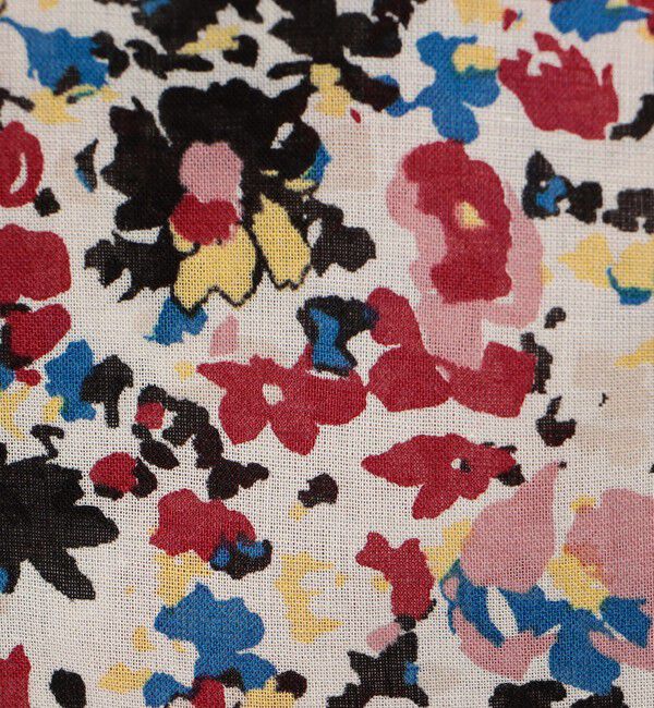 SOULEIADO「コットンボイルプリント ショートブラウス」|シャツ・ブラウス|