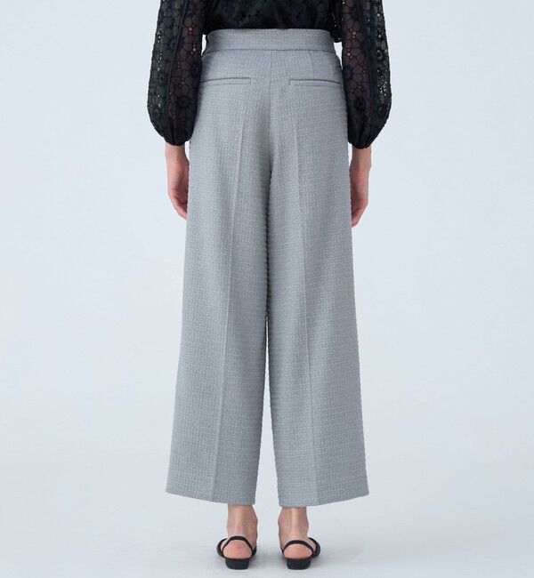 Ballsey「【一部WEB先行予約】ライトファンシーツイード サスペンダーワイドパンツ」|その他|