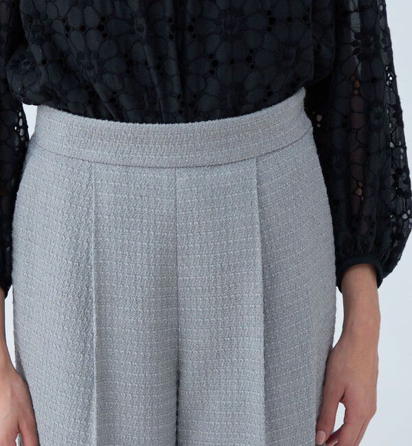 Ballsey「【一部WEB先行予約】ライトファンシーツイード サスペンダーワイドパンツ」|その他|