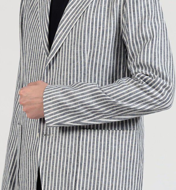 TOMORROWLAND BUYING WEAR「TAGLIATORE G-DAKAR22K リネンレーヨン シングルブレステッド2Bジャケット」|テーラードジャケット|