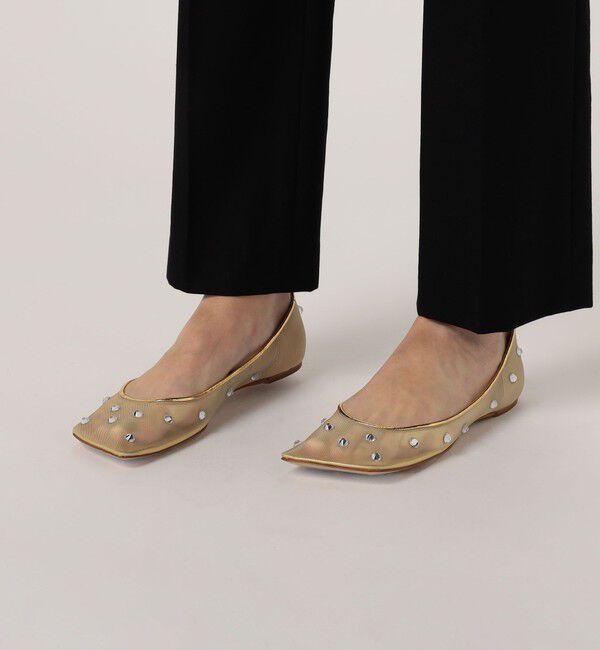 TOMORROWLAND GOODS「PIPPICHIC LINDA DIAMOND フラットシューズ」|バレエシューズ|