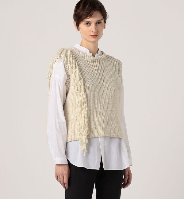 TOMORROWLAND GOODS「MAYDI LENGAS フリンジベスト」|ベスト・ジレ|