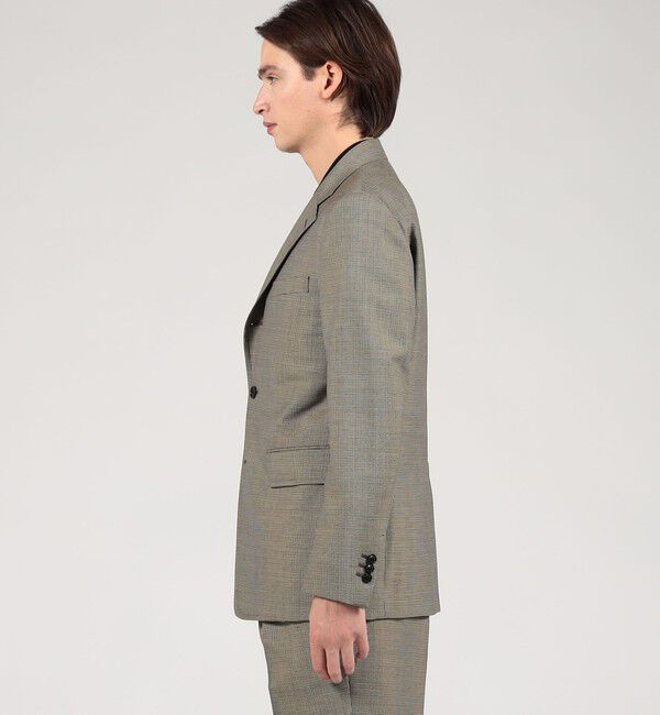 TOMORROWLAND MENS「ウールモヘヤ シングルブレステッド 3Ｂジャケット」|テーラードジャケット|