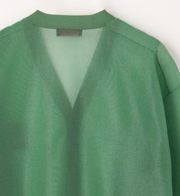 CABaN「シアーナイロン Vネックカーディガン」|ニット・セーター|