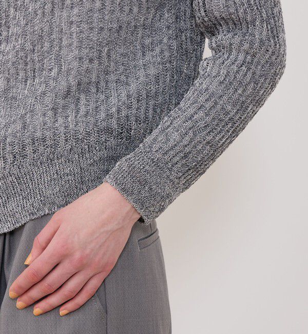 GALERIE VIE「コットンリネンムリネ フーデッドカーディガン」|カーディガン|