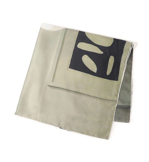 TOMORROWLAND GOODS「MESKO STUDIO プリントスカーフ」|バンダナ・スカーフ|14 グレー系