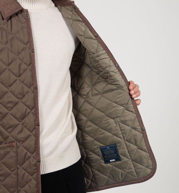 TOMORROWLAND MENS「【別注】LAVENHAM DENHAM ウールキルティングブルゾン V.B.CANONICO」|ブルゾン・スタジャン|