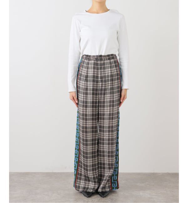  「TOGA TOO Inner print pants TZ252-FF956：パンツ」|スラックス|