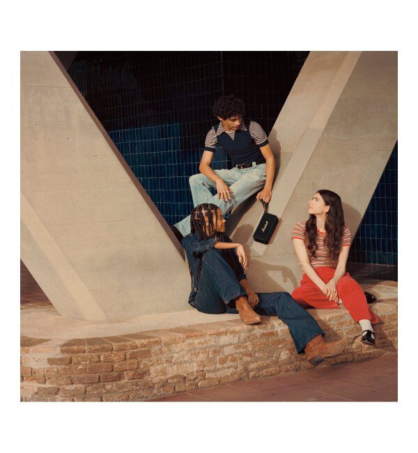 journal standard Furniture「★【Marshall/マーシャル】MIDDLETON BLACK AND BRASS ミドルトン スピーカー」|電化製品|