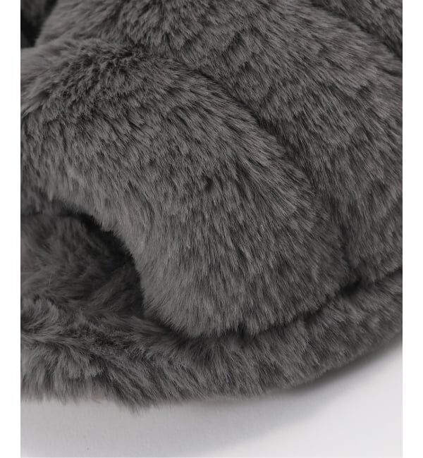 journal standard Furniture「SLIPPER PUFFY FUR　フェイクファー スリッパ」|ルームシューズ|