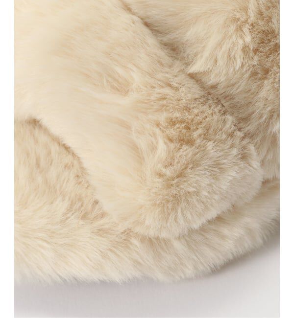 journal standard Furniture「SLIPPER PUFFY FUR　フェイクファー スリッパ」|ルームシューズ|