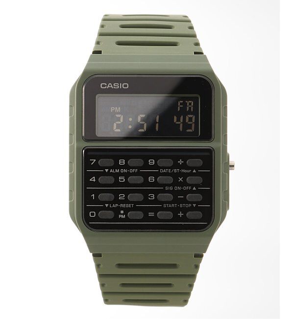 HIROB「【CASIO/カシオ】 CA-53WF-3BJF Olive」|腕時計|カーキ