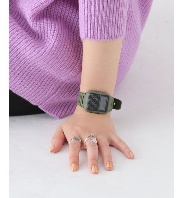 HIROB「【CASIO/カシオ】 CA-53WF-3BJF Olive」|腕時計|