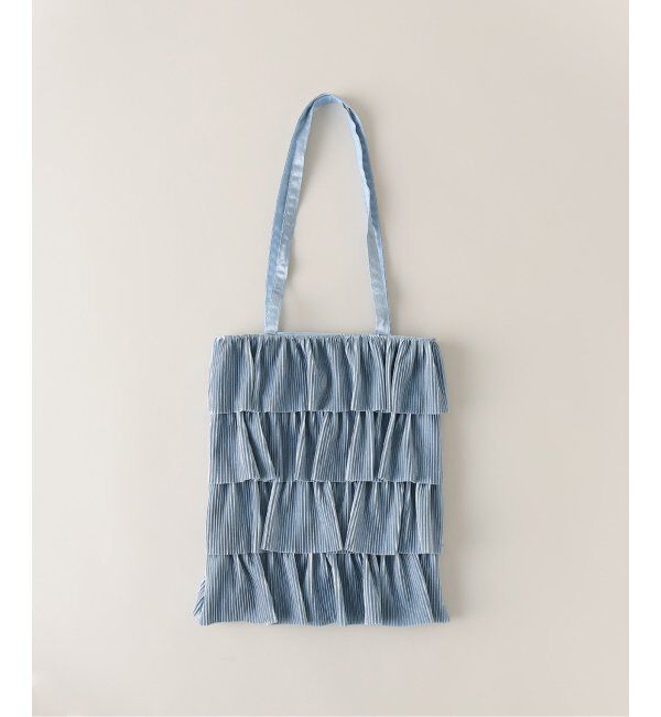 JOINT WORKS「Casselini/キャセリーニ プリーツフリルトート」|トートバッグ|ブルー A