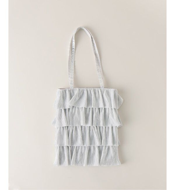 JOINT WORKS「Casselini/キャセリーニ プリーツフリルトート」|トートバッグ|シルバー