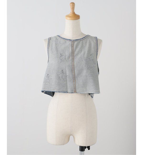 JOINT WORKS「ONE TEASPOON/ PACIFICA CROPPED DENIM TOP」|Tシャツ・カットソー|