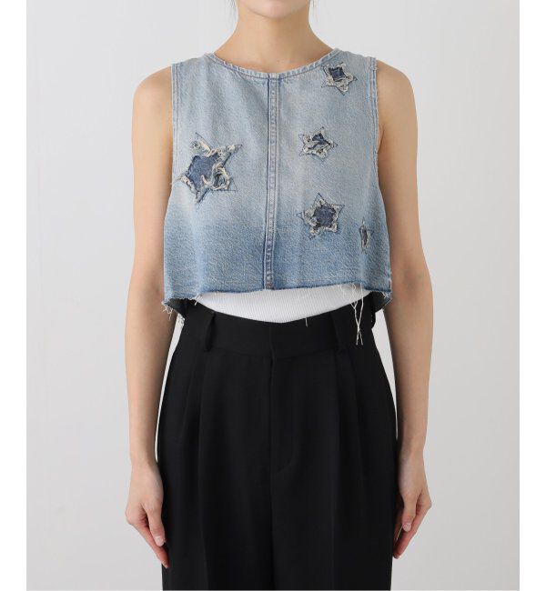 JOINT WORKS「ONE TEASPOON/ PACIFICA CROPPED DENIM TOP」|Tシャツ・カットソー|