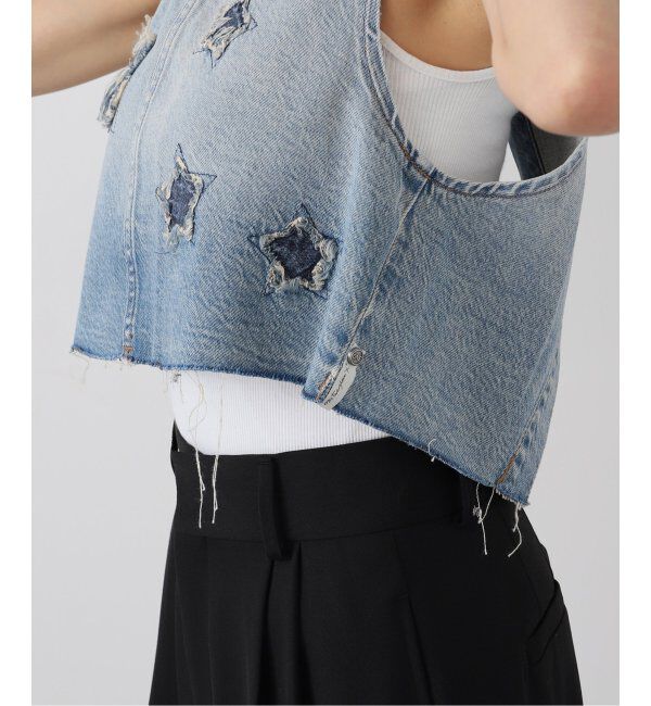 JOINT WORKS「ONE TEASPOON/ PACIFICA CROPPED DENIM TOP」|Tシャツ・カットソー|