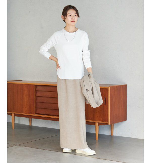 Plage「《追加》premiumフライス long Tシャツ」|Tシャツ・カットソー|