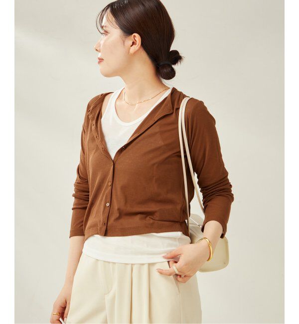 Plage「SHEER カーディガン トップス」|カーディガン|