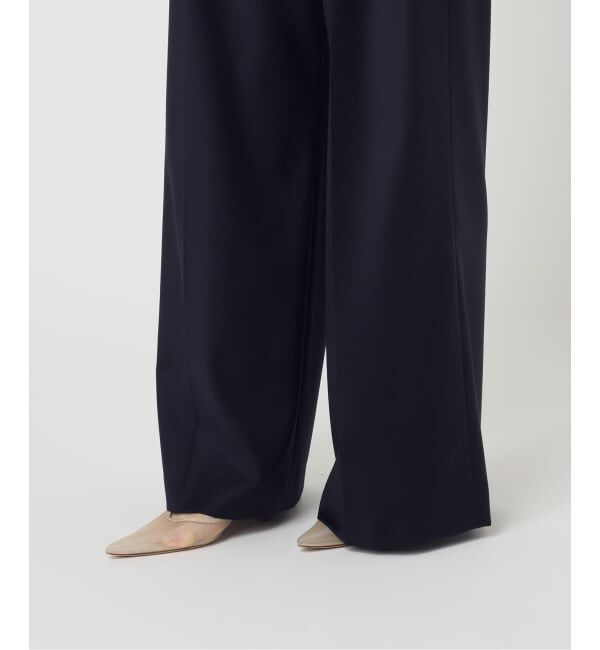 Plage「WO SE 2Tuck Wide パンツ」|スラックス|