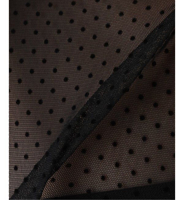 VERMEIL par iena「《追加》ドットフロッキーチュールプルオーバー」|Tシャツ・カットソー|