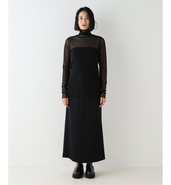 VERMEIL par iena「《追加》ドットフロッキーチュールプルオーバー」|Tシャツ・カットソー|