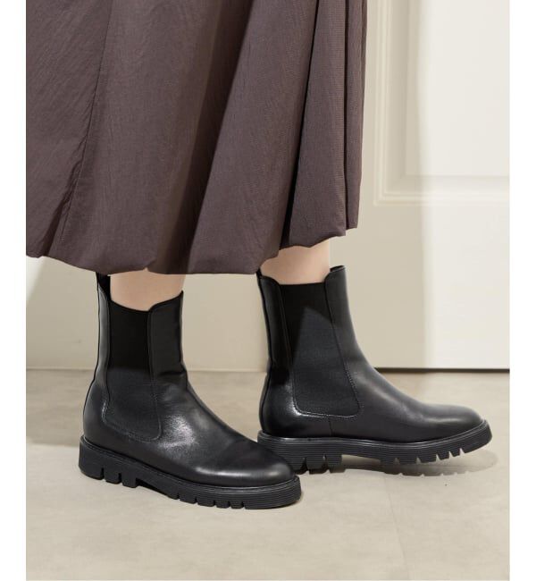 SLOBE IENA「《追加3》SLOBE IENA サイドゴアブーツ」|ショートブーツ|ブラック