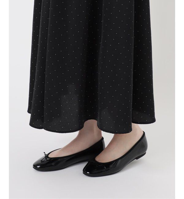 IENA「《WEB限定/追加》ドットサッシュワンピース」|ワンピース|