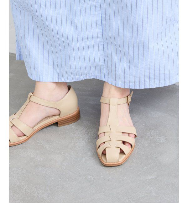 SLOBE IENA「SLOBE レザーグルカサンダル」|サンダル|