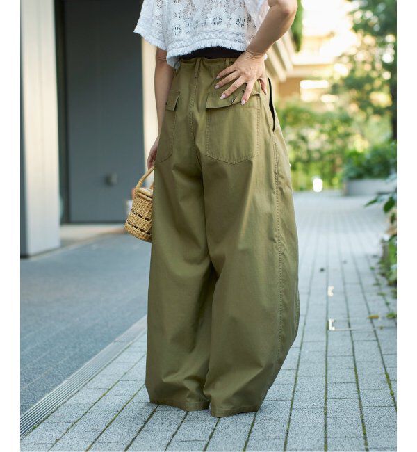 IENA LA BOUCLE「IENA LA BOUCLE スラブバックサテンパンツ2」|その他|