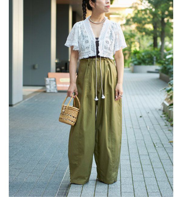 IENA LA BOUCLE「IENA LA BOUCLE スラブバックサテンパンツ2」|その他|