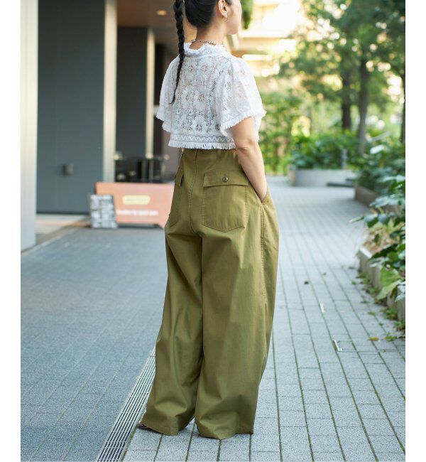 IENA LA BOUCLE「IENA LA BOUCLE スラブバックサテンパンツ2」|その他|