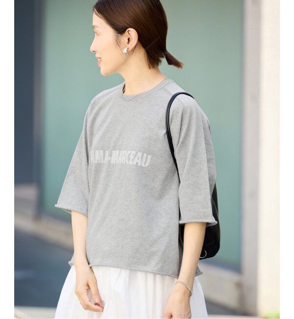 IENA「LEVITAロゴ ハーフスリーブプルオーバー」|ニット・セーター|