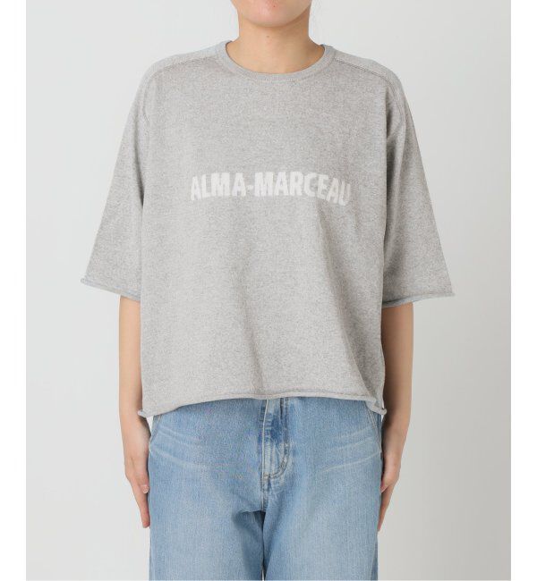 IENA「LEVITAロゴ ハーフスリーブプルオーバー」|ニット・セーター|